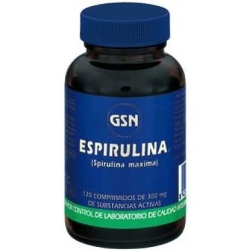Gsn Spirulina 120 Comprimidos 300 Mg.