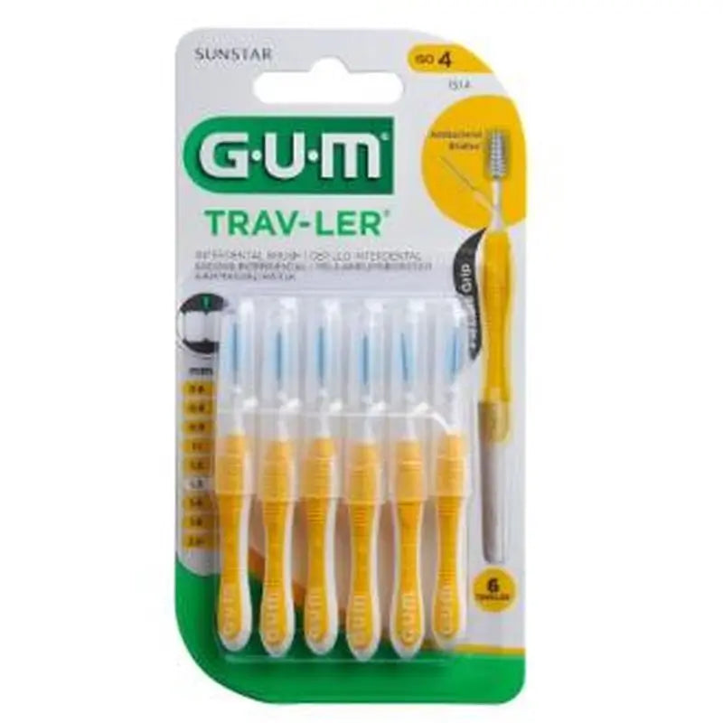 Gum Cepillo Interdental Trav-Ler 1,3Mm 3Un Amarillo