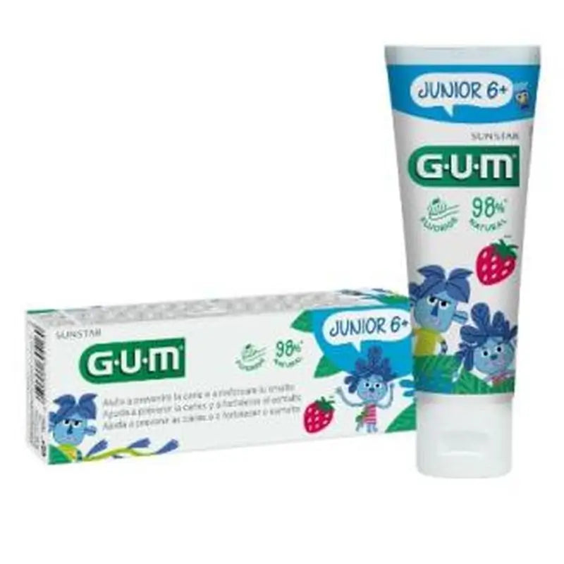 Gum Junior Pasta Dental Infantil Fresa 7-12 Años 50Ml