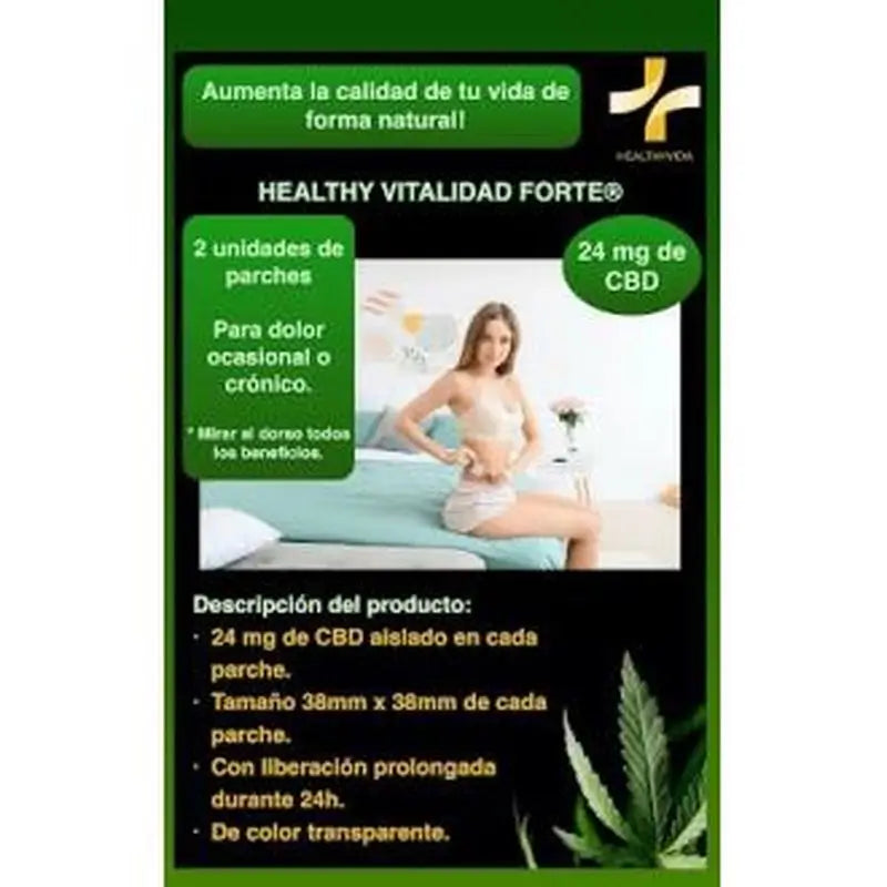 Healthy Vida Healthy Vitalidad Forte Parches Cbd 2Ud.