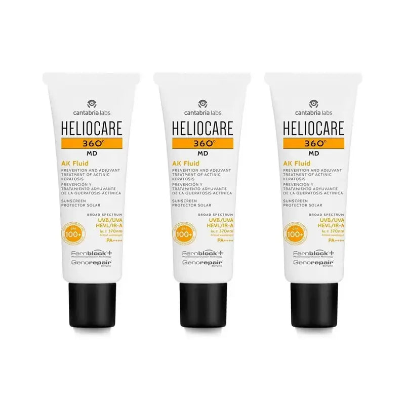 Heliocare 360º Md Ak Fluid, 3X50 Ml