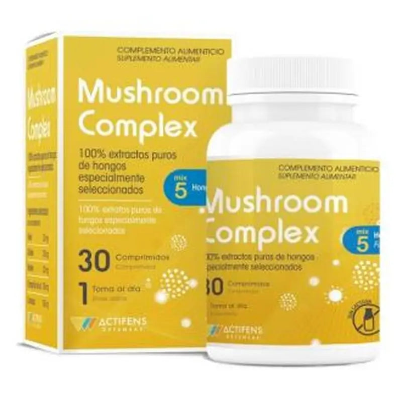 Herbora Actifens Mushroom Complex 30 Comprimidos