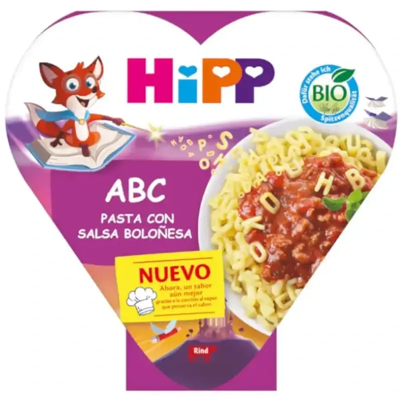 Buy Hipp Abc Pasta De Letras With Bolognese Sauce Bio, 250 G at