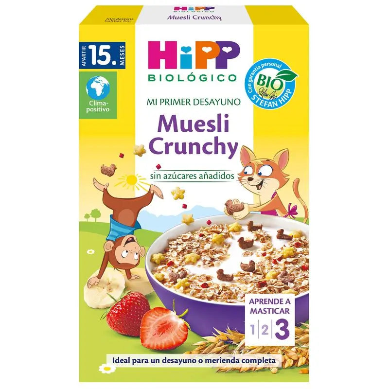 Hipp Muesli Crunchy Bio, 200 G