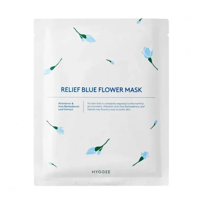 Hyggee Relief Blue Flower Mask , 35 ml