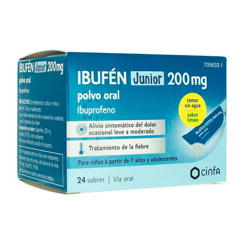 Ibufen Junior 200 mg Oral Powder 24 Sachets Offer