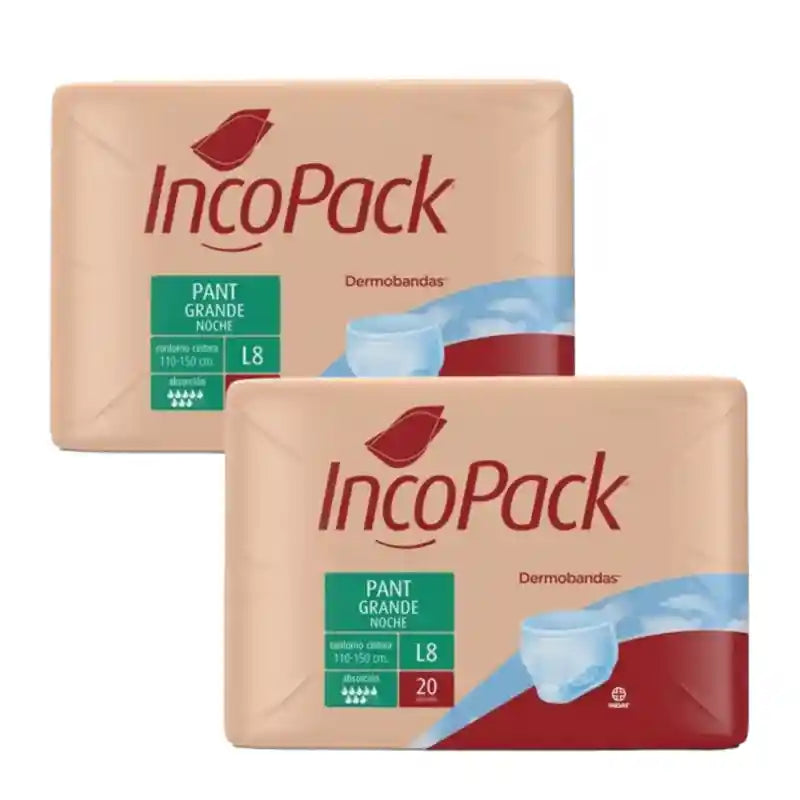Incopack Absorbent Night Pant Large Size , 2X80 Units