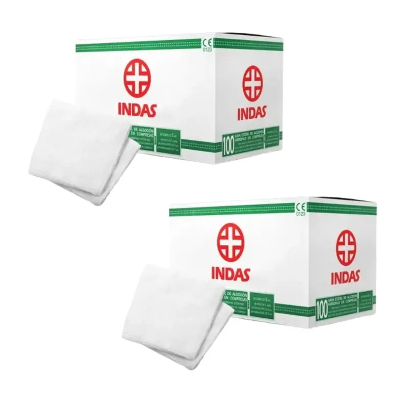 Indas Sterile Gauze , 2 x 100 units