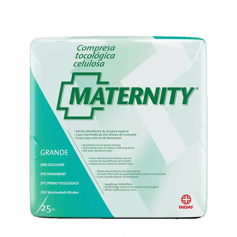 Maternity Large Cellulose Maternity Pad , 25 units