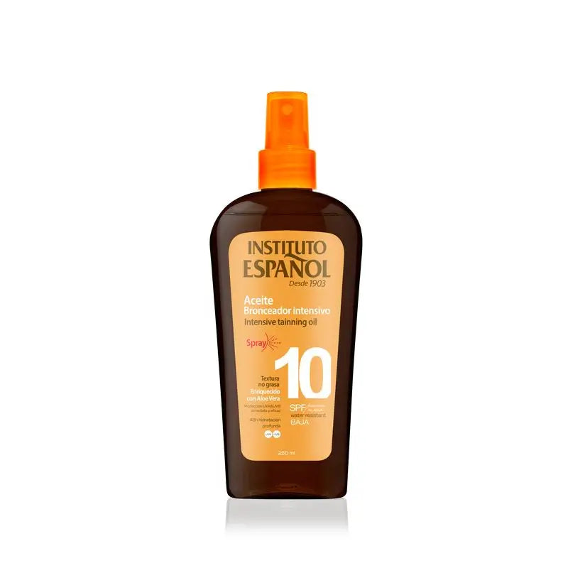 Instituto Español Tanning Sun Protection Oil Spf10 Spray 250Ml