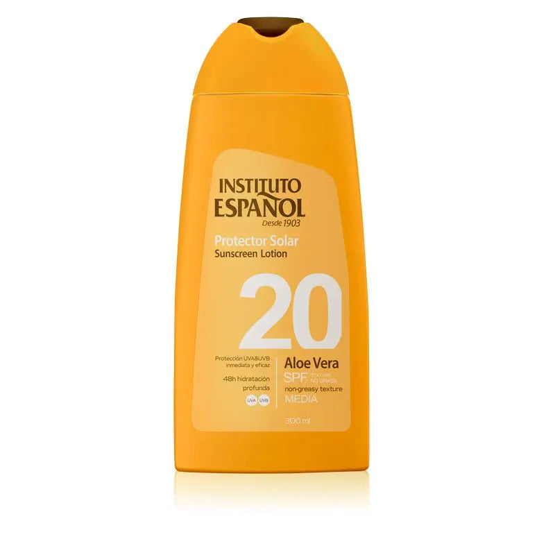 Instituto Español Sun Protection Aloe Vera Spf20 Lotion 300Ml