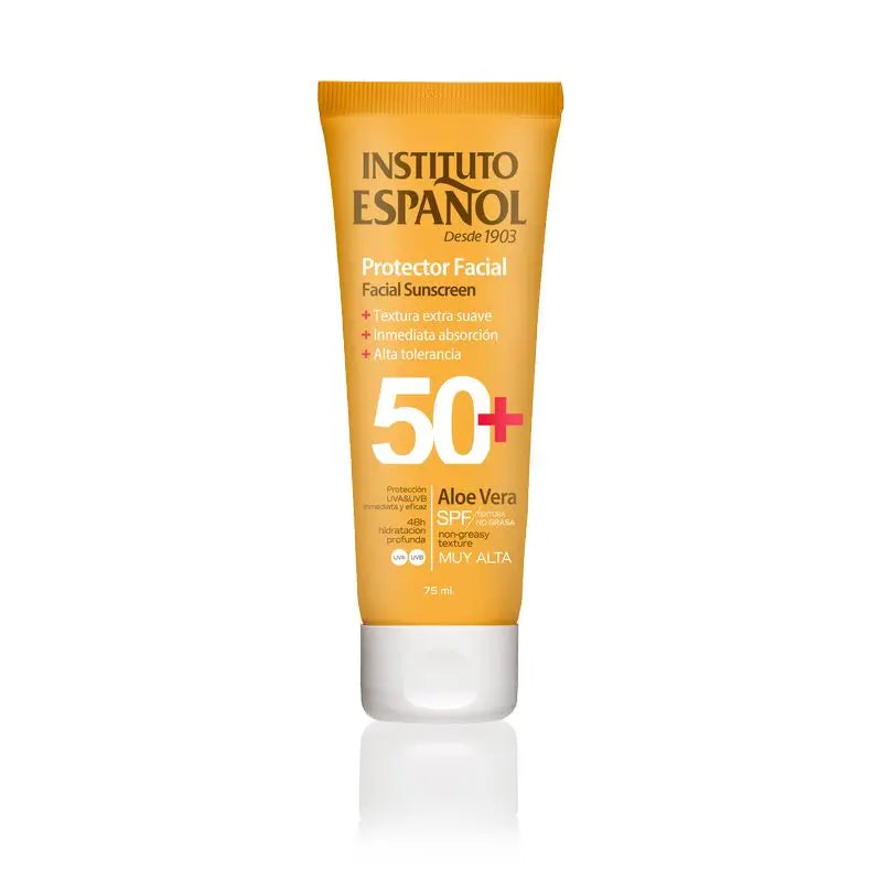 Instituto Español Aloe Vera Face Protection Tube Spf50+ 75 Ml