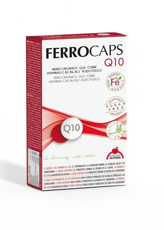 Intersa Ferrocaps Q10, 60 Cápsulas