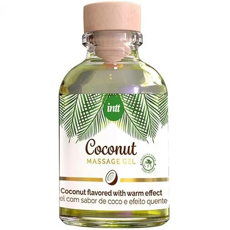 Intt Gel De Masaje Coco 100% Vegano Besable 30 Ml