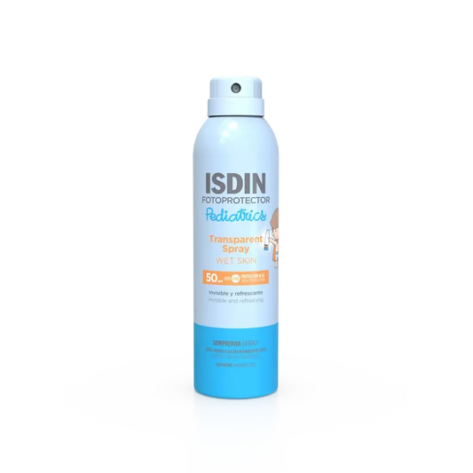 Isdin Fotoprotector Clear Pediatric Spray Wet Skin Spf 50 250 Ml