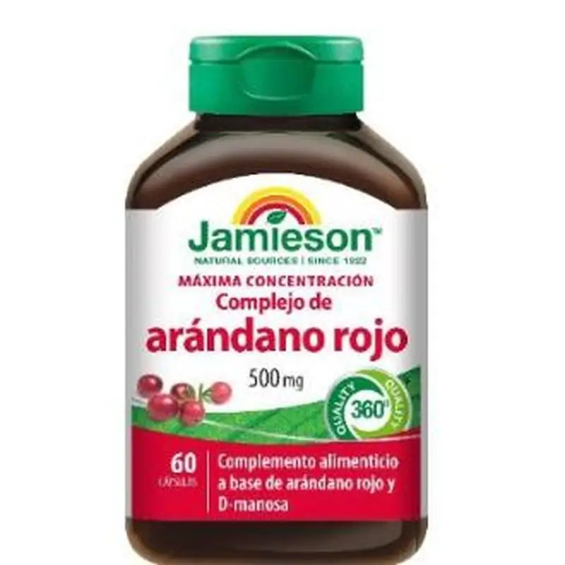 Jamieson Arandano Rojo 500Mg. 60Cap.