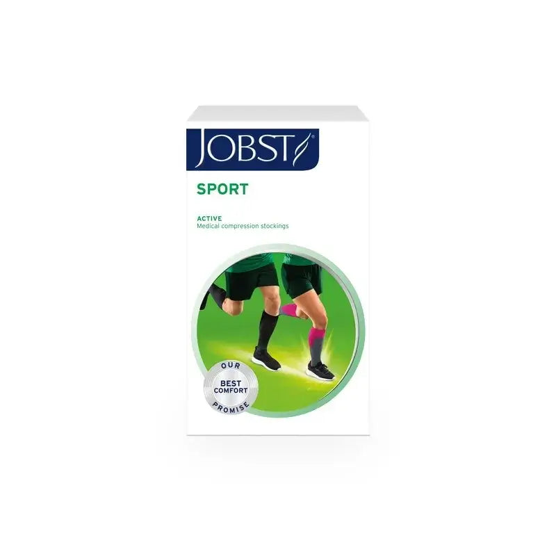 Jobst Sport Socks, Pink/Grey, Size M, 20-30 Mmhg