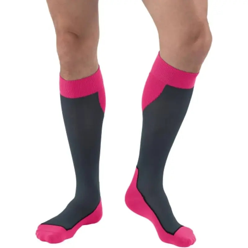 Jobst Sport Socks, Pink/Grey, 20-30 Mmhg
