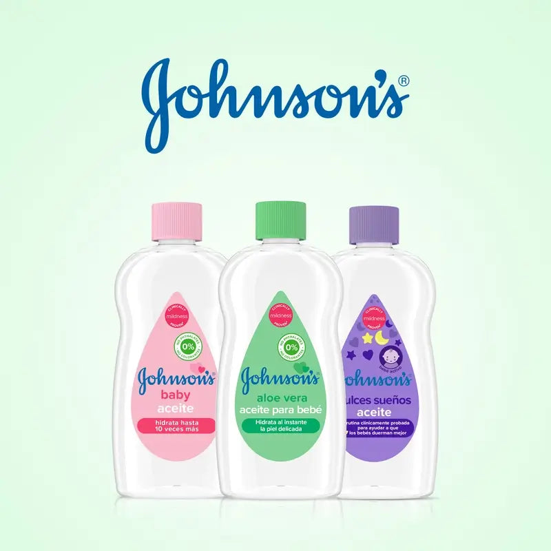 Johnson's Baby Aloe Vera Oil, Instantly Moisturises and Nourishes, 100ml