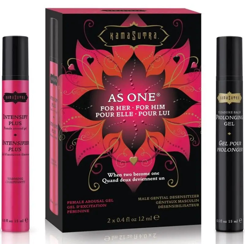 Kamasutra Cosmetics Kit Parejas Para El Y Ella As One 12 Ml