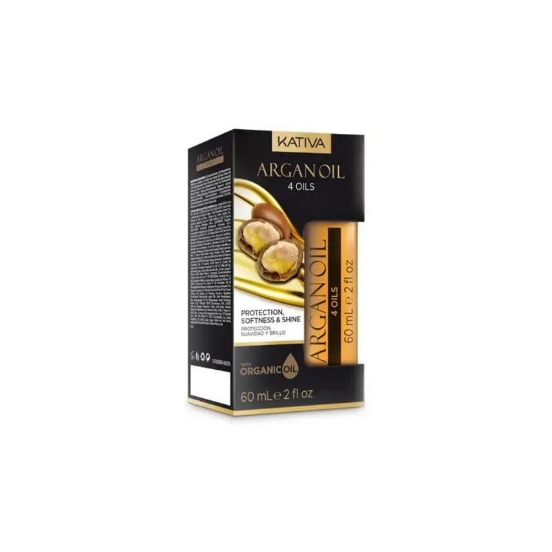 Kativa Argan Oil Hair Oil 4 Oils X 60 Ml , 60 ml