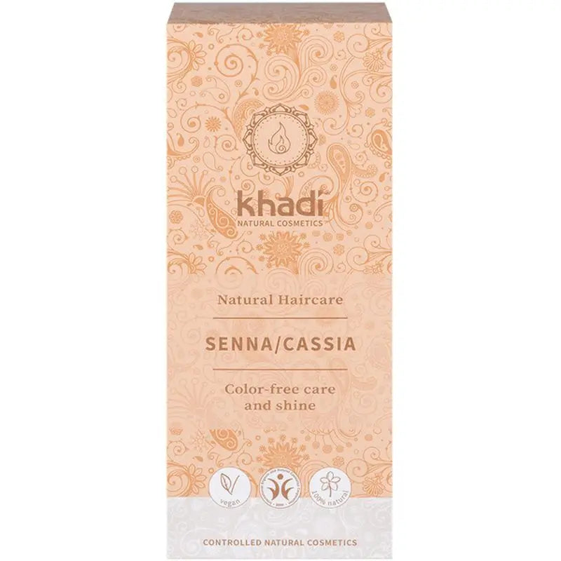 Khadi Henna Cassia-Neutra 100% Pura , 100 gr