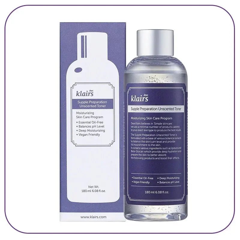 Klairs Supple Preparation Unscented Toner, 180 ml