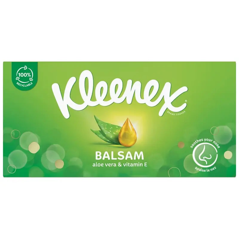 Kleenex Balsam Facial Tissues , 64 pieces