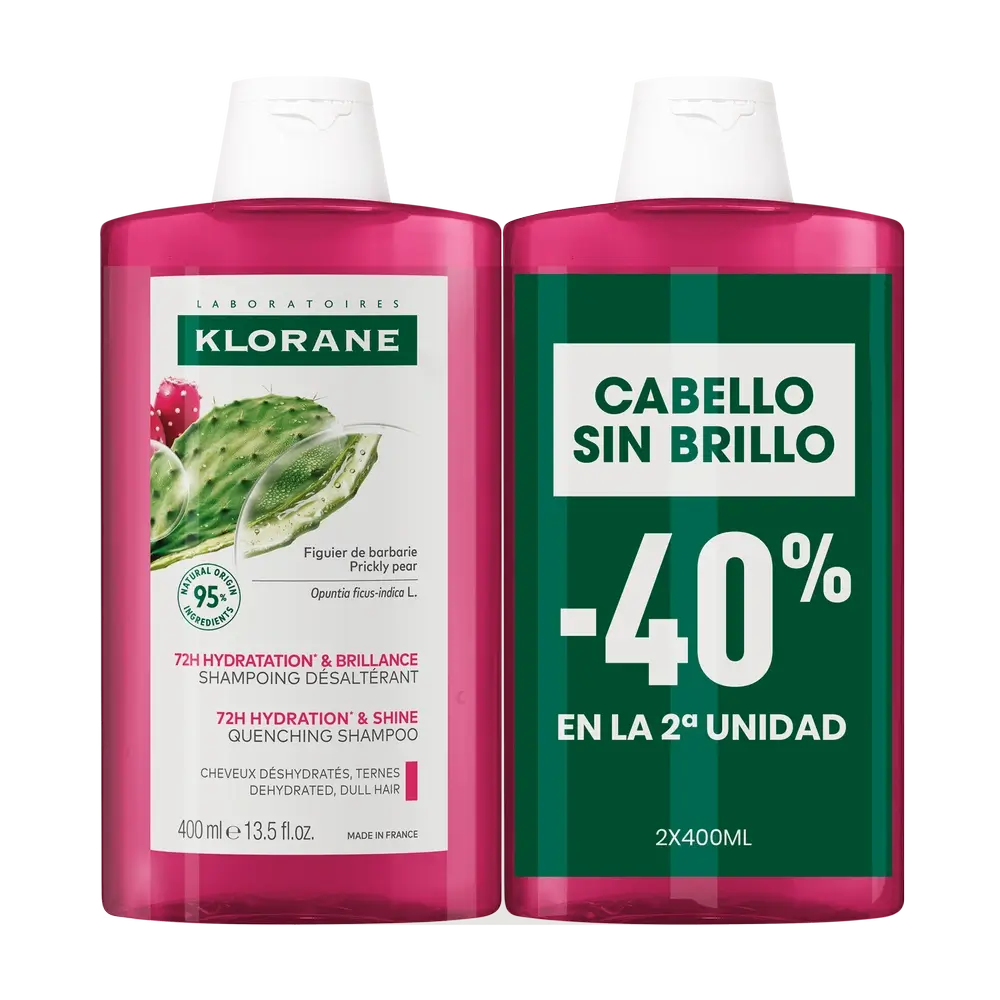 Klorane Hygode Barbaria Shampoo 2 X 400Ml