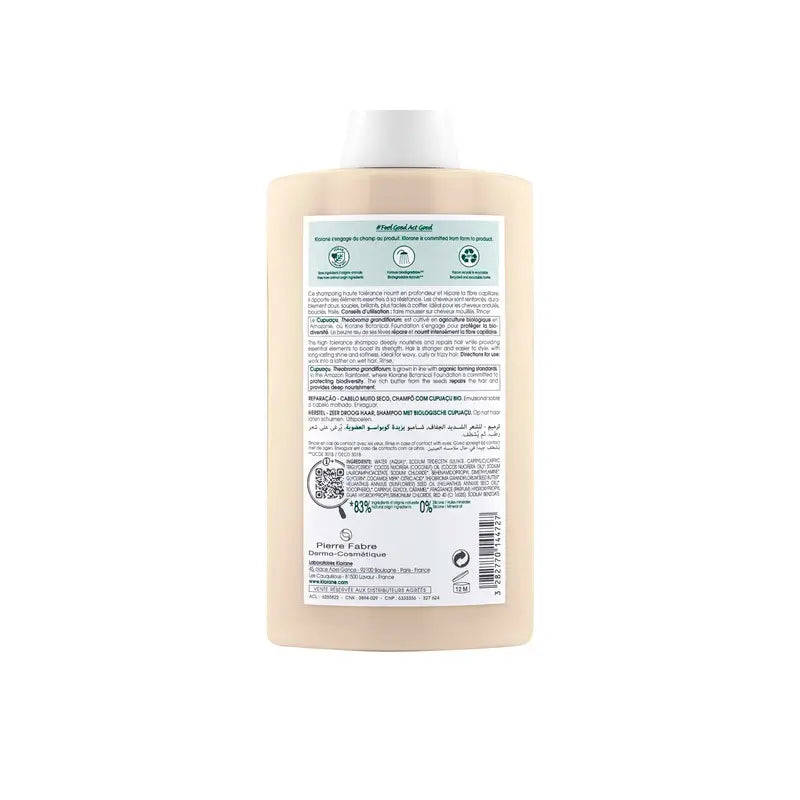 Klorane Champú al Cupuaçu BIO, 400 ml