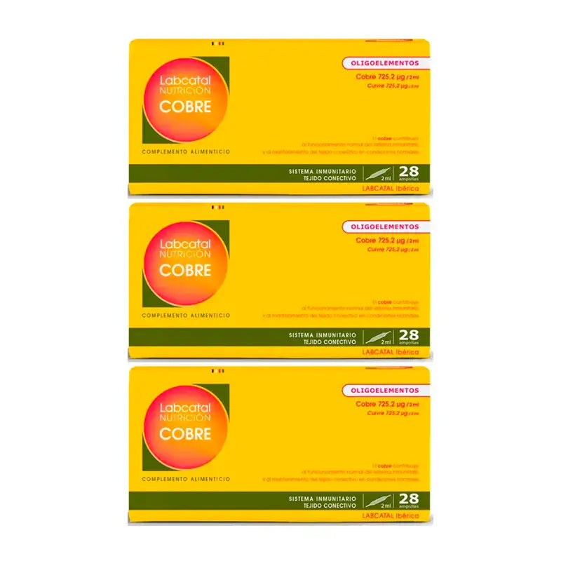 Labcatal Copper, 3X28 Ampoules