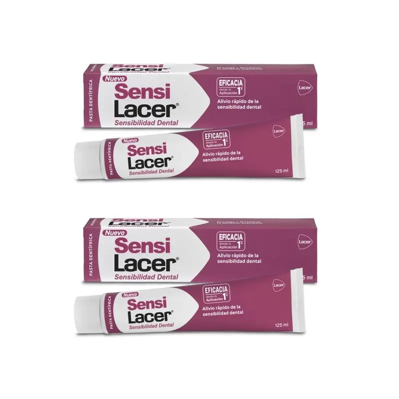 Lacer Duplo Sensilacer Toothpaste, 2 x 125 Ml