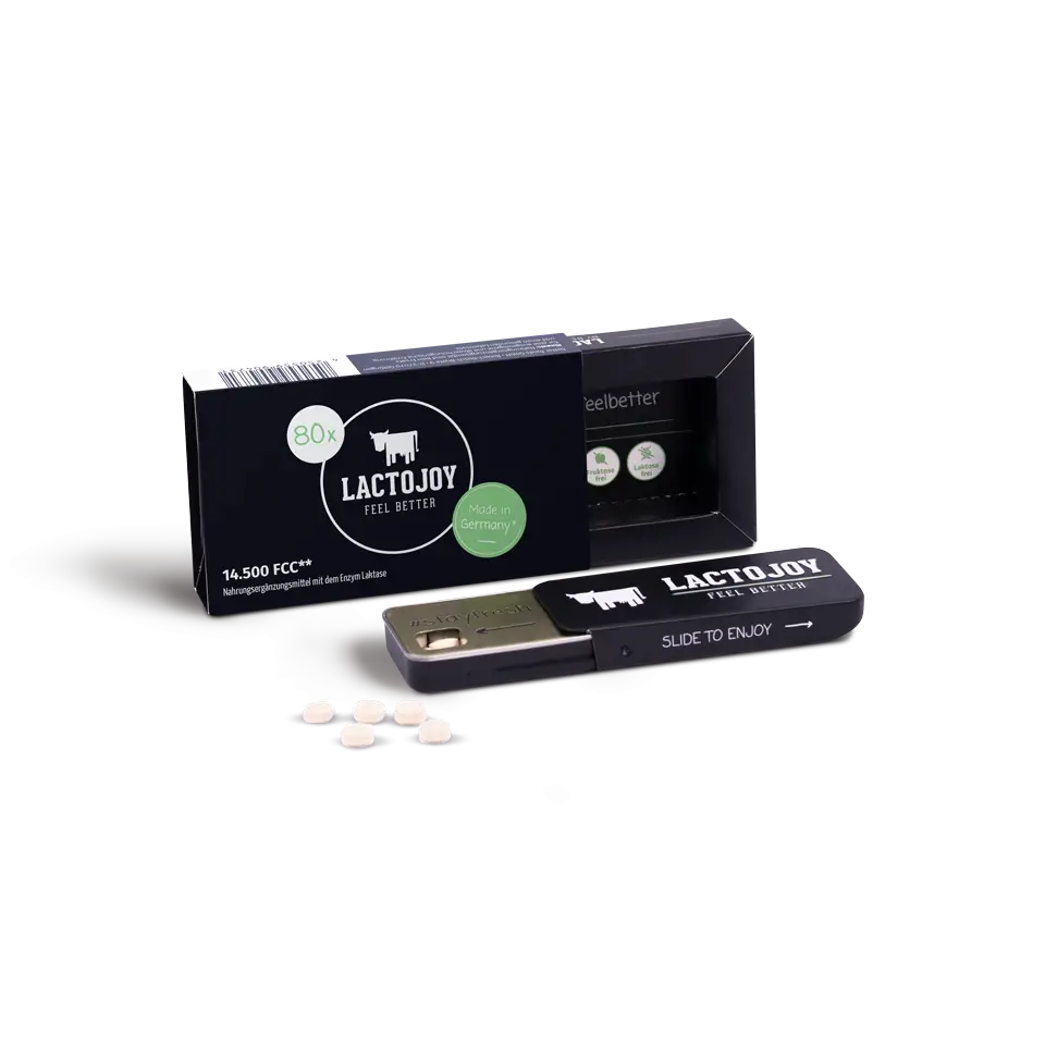 Lactojoy Complemento Alimenticio Para La Digestión De La Lactosa , 80 unidades