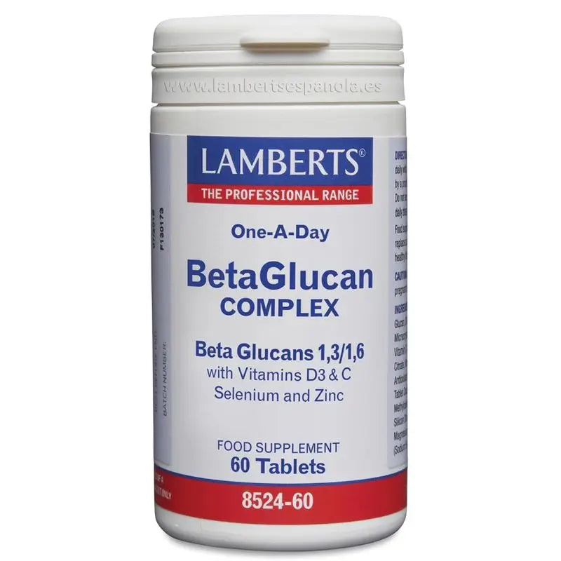 Lamberts Complejo De Beta Glucanos , 60 comprimidos