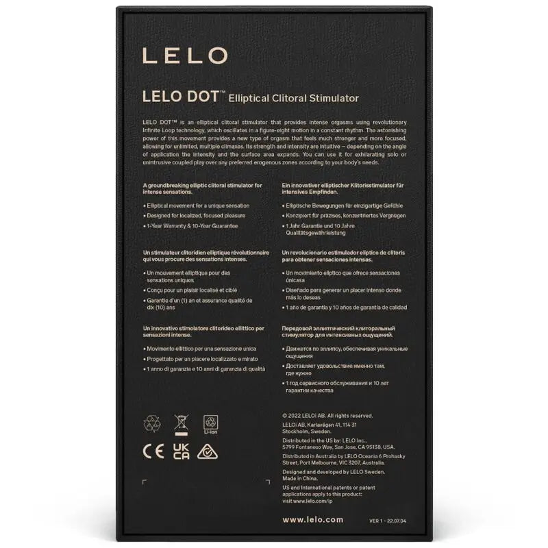 Lelo Dot Estimulador De Clítoris - Lila