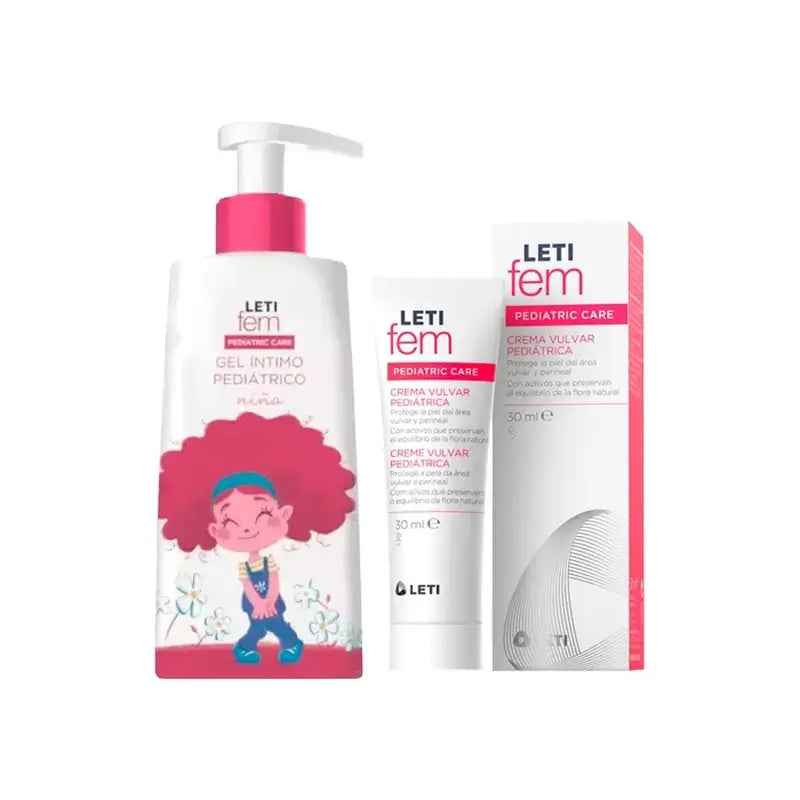 Letifem Pack Pediatric Gel 250 Ml + Vulvar Cream 30 Ml