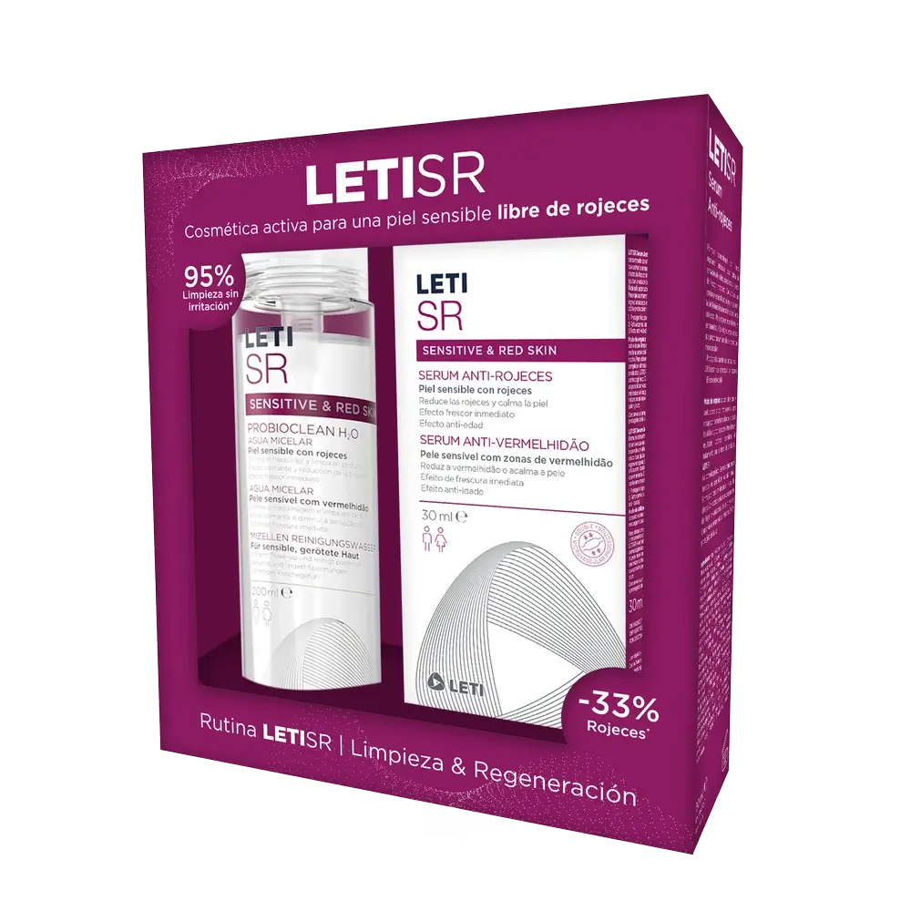 Leti SR Serum Box 30 Ml + Micellar Water 200 Ml
