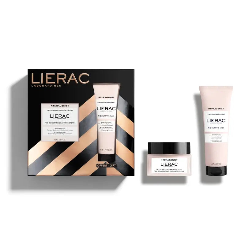 Lierac Christmas Gift Box Hydragenist Cream Hydra Hydra Rehydrating Mask 75Ml