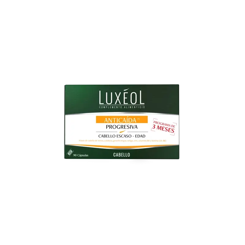 Luxeol Anticaida Progressive 3 Months , 90 tablets