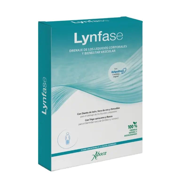 Aboca Lynfase Draining Fluid, 12 Bottles