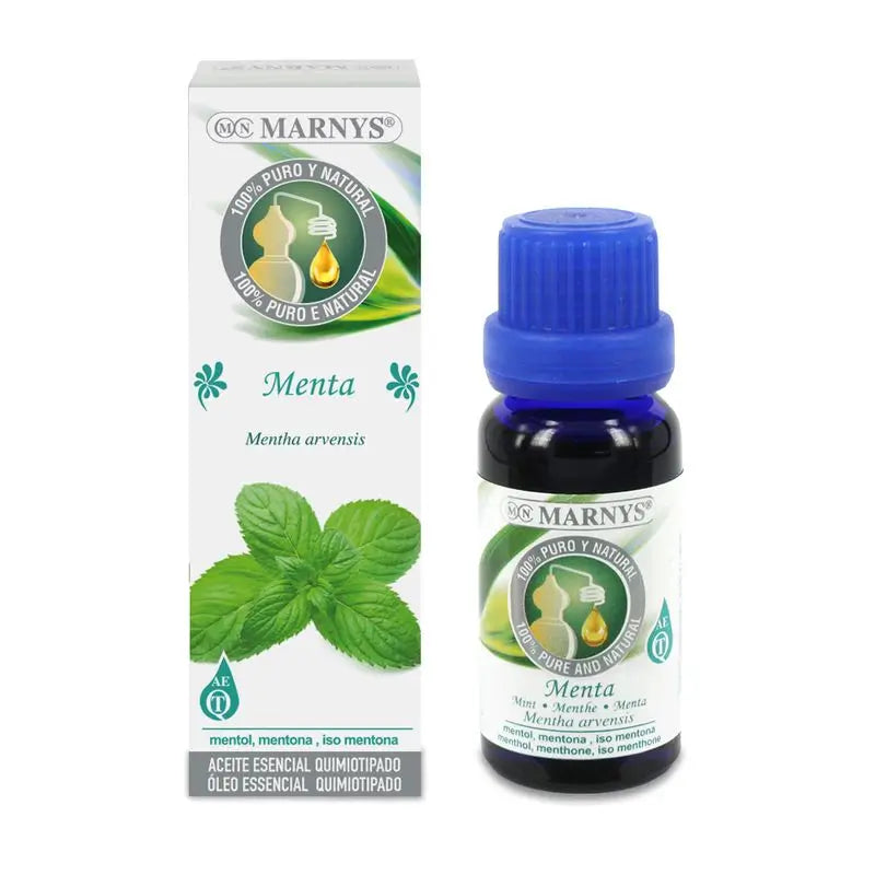 Marnys Aceite Esencial Alimentario De Menta Arvensis, 15 Ml