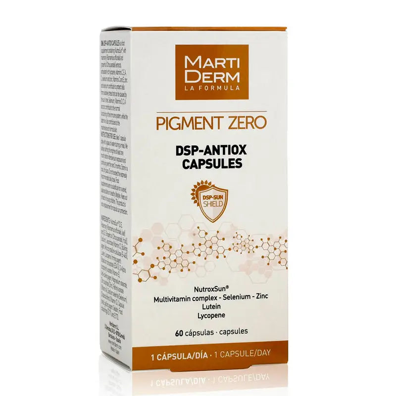 Martiderm Pigment Zero Dsp Antiox, 60 cápsulas