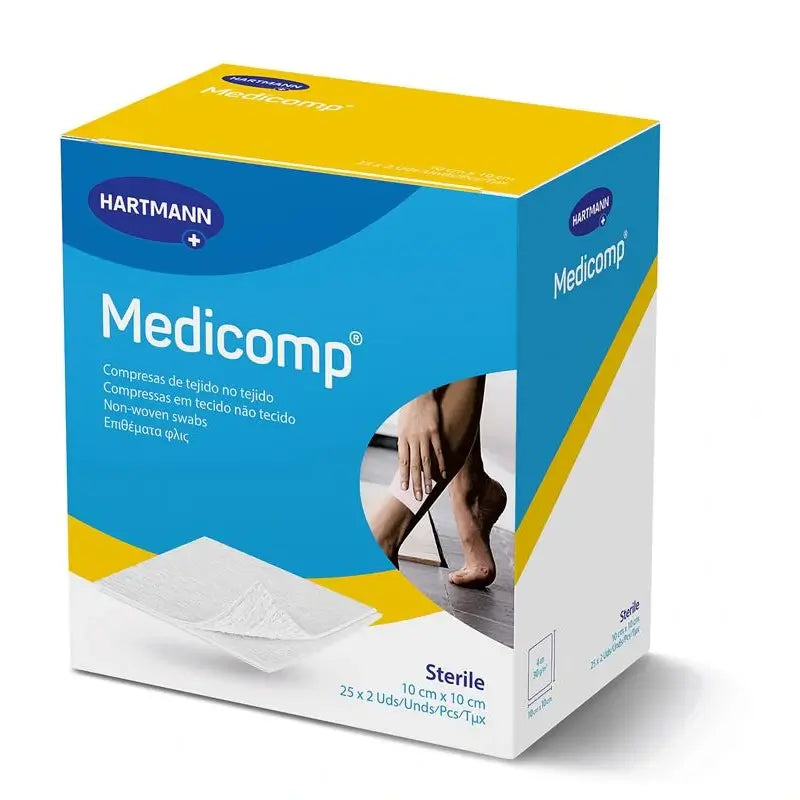 Medicomp Sterile Gauze 10X10 cm 50 units