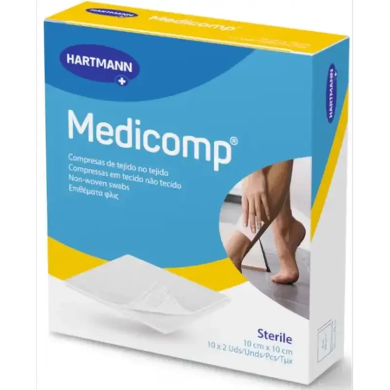 Medicomp Sterile Gauze 10X10 cm 20 units