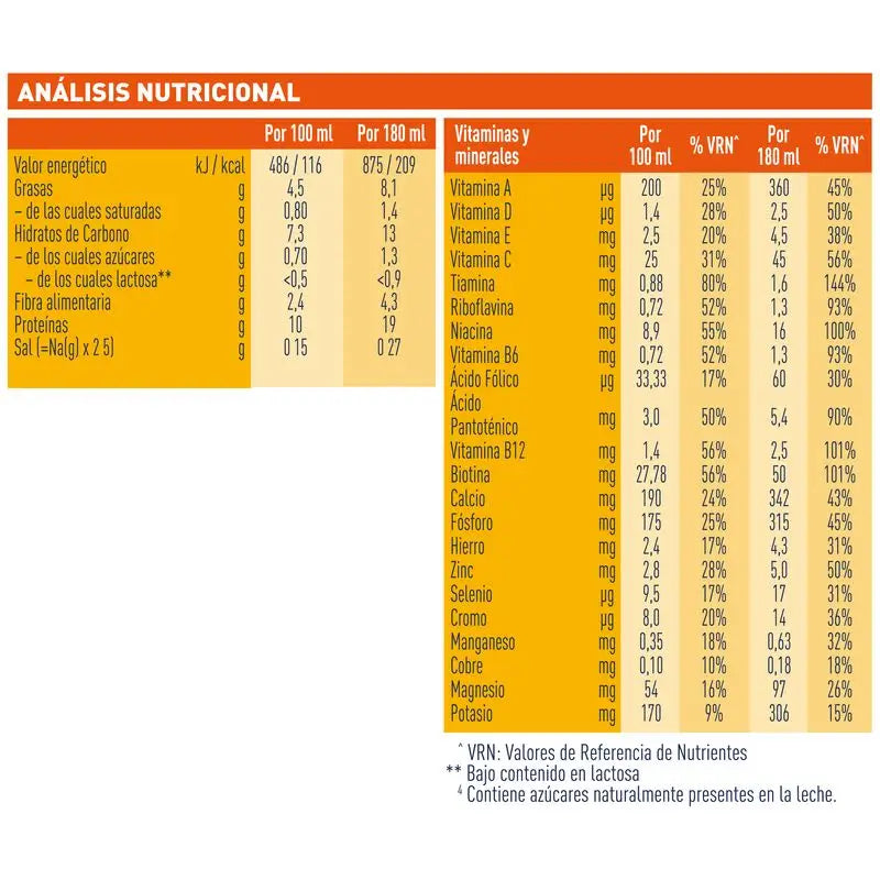 Meritene Strength & Vitality Drink Vanilla, 6x180 ml