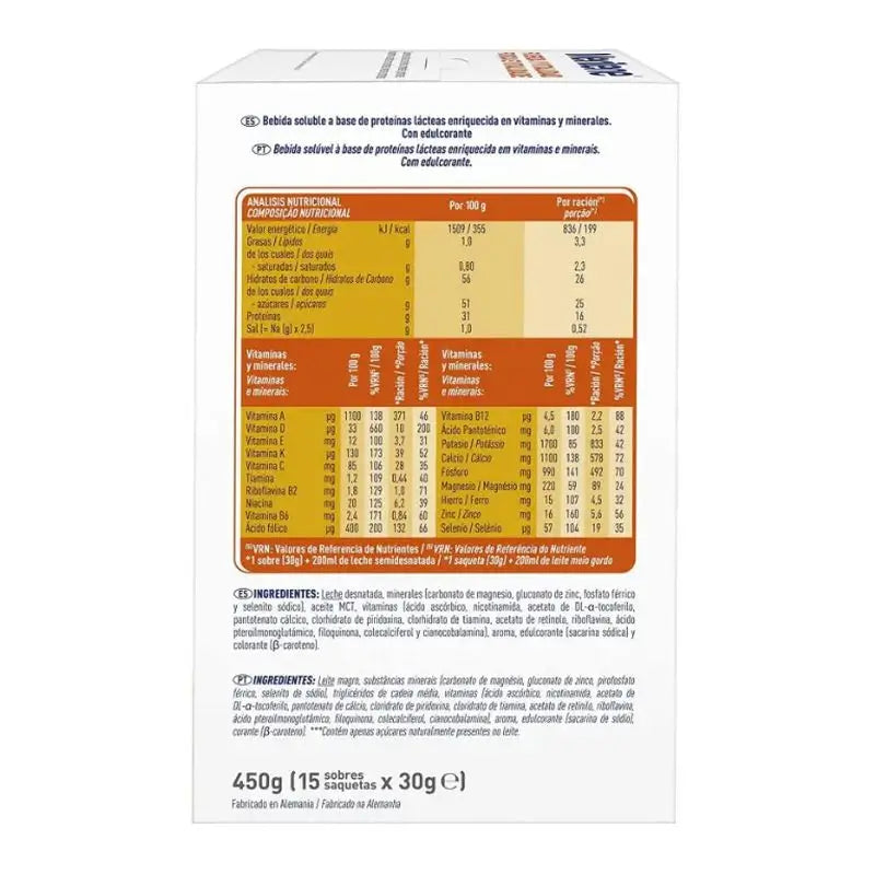 Meritene Strength & Vitality Vanilla Savings packet, 30 sachets