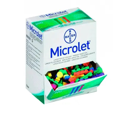 Bayer Microlet Coloured Lancets 200 pcs.