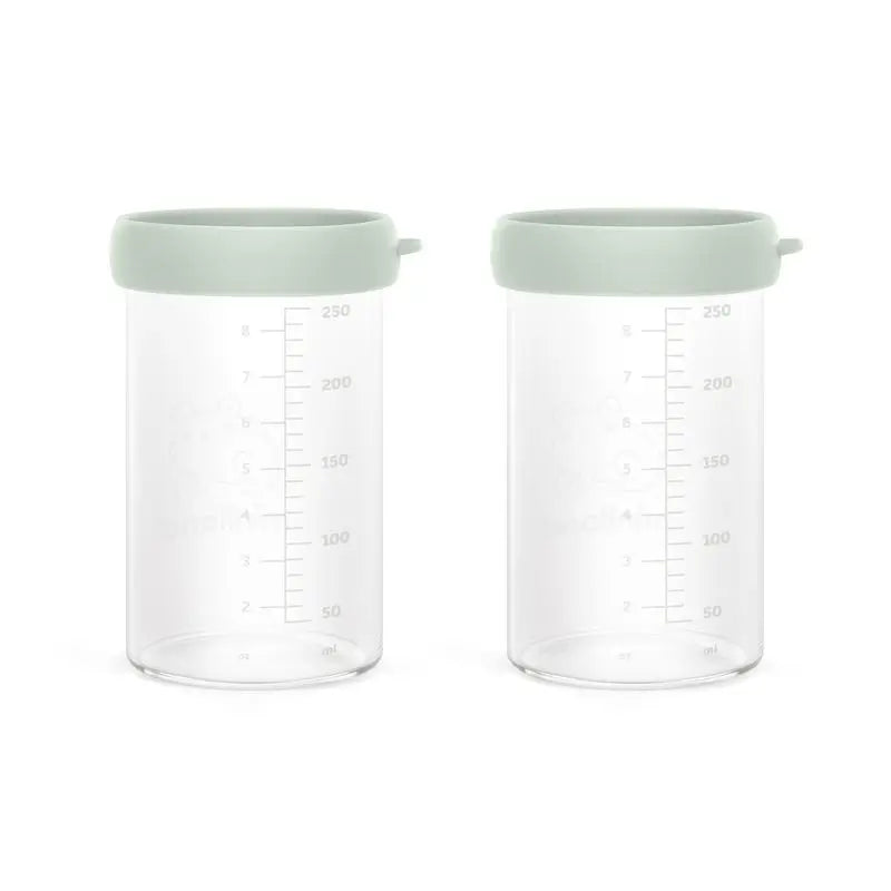 Miniland Set De 2 Hermétricos De Vidrio Ecosized 250Ml