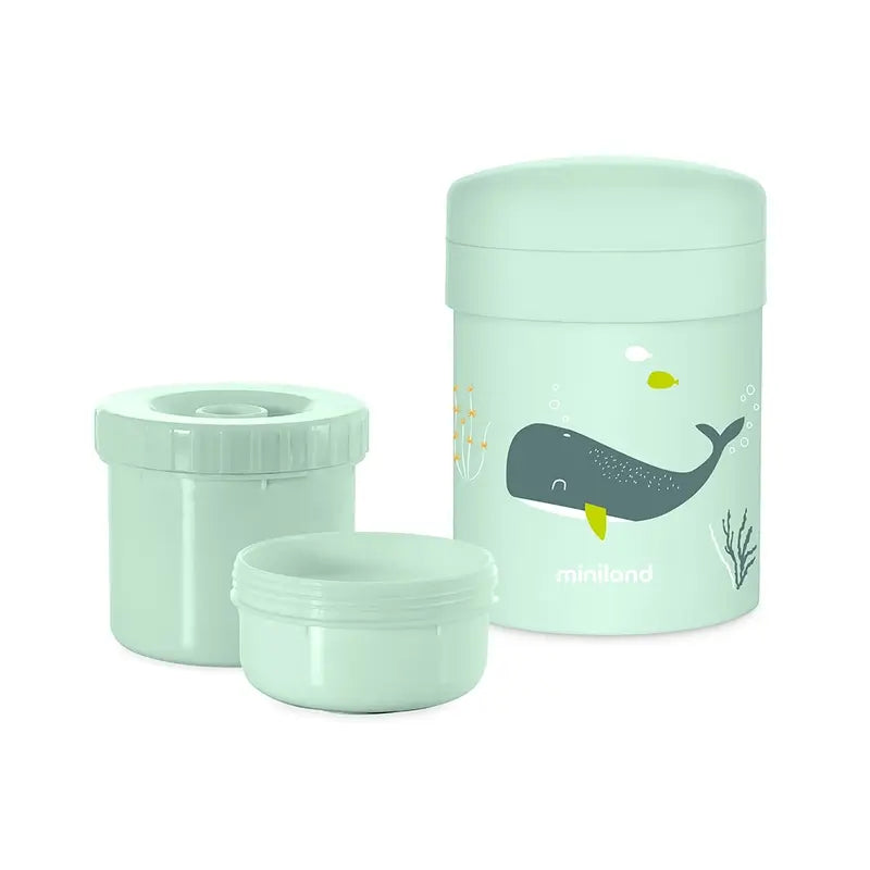 Miniland Thermos with Two Seals for Solids 700 ml Whaley