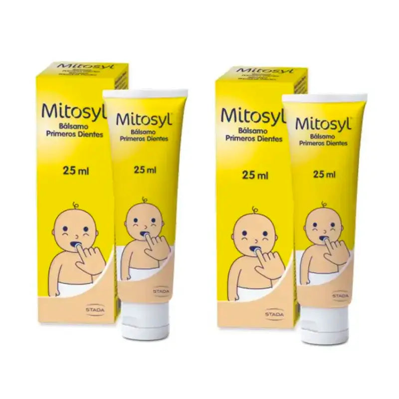 Mitosyl First Teeth Balm, Pack 2 x 25 ml
